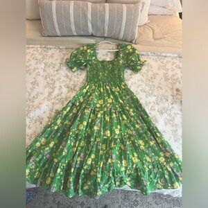 Moon River Tiered Midi Dress